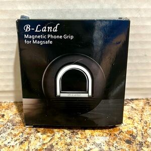 New magnetic phone clip grip silver black cell phones